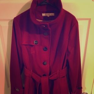 Kenneth Cole red winter coat